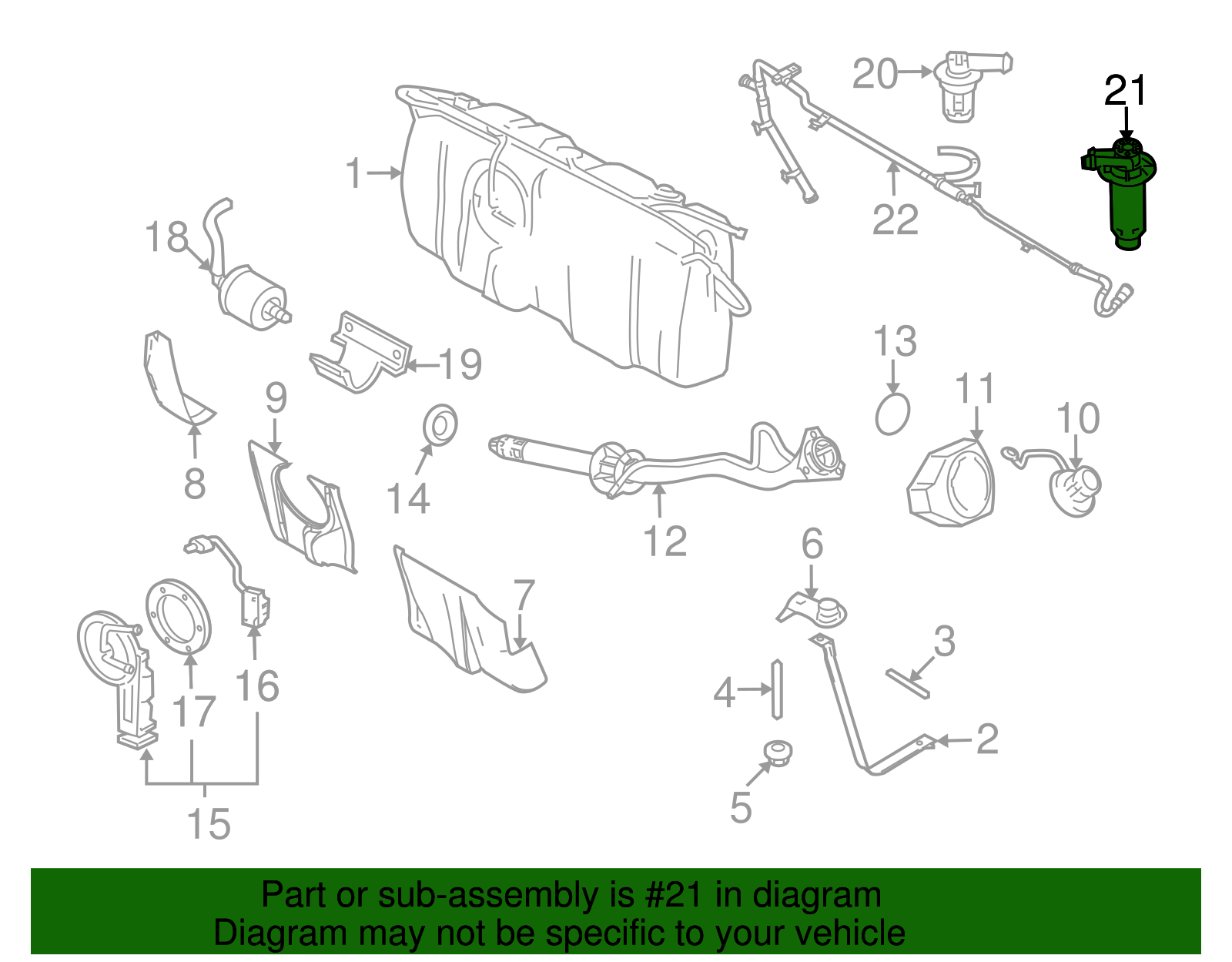 Pressure Reg - Ford (YW7Z-9B190-AA)