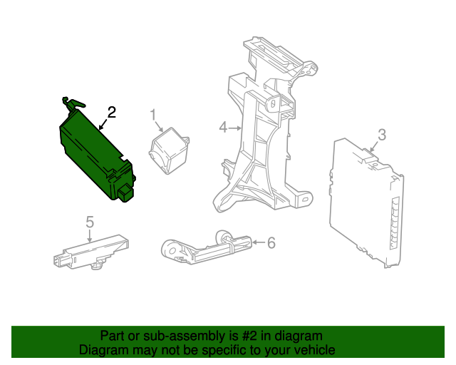 897A006061 Tire Pressure Monitoring System Receiver 20182023