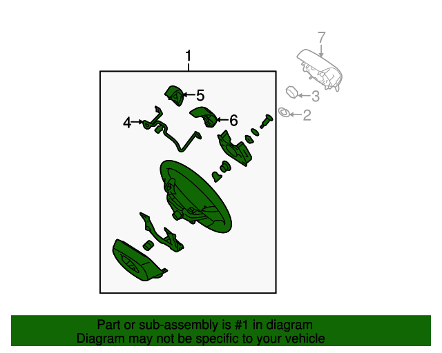 561102H101XM Steering Wheel 2009 Hyundai Elantra World OEM