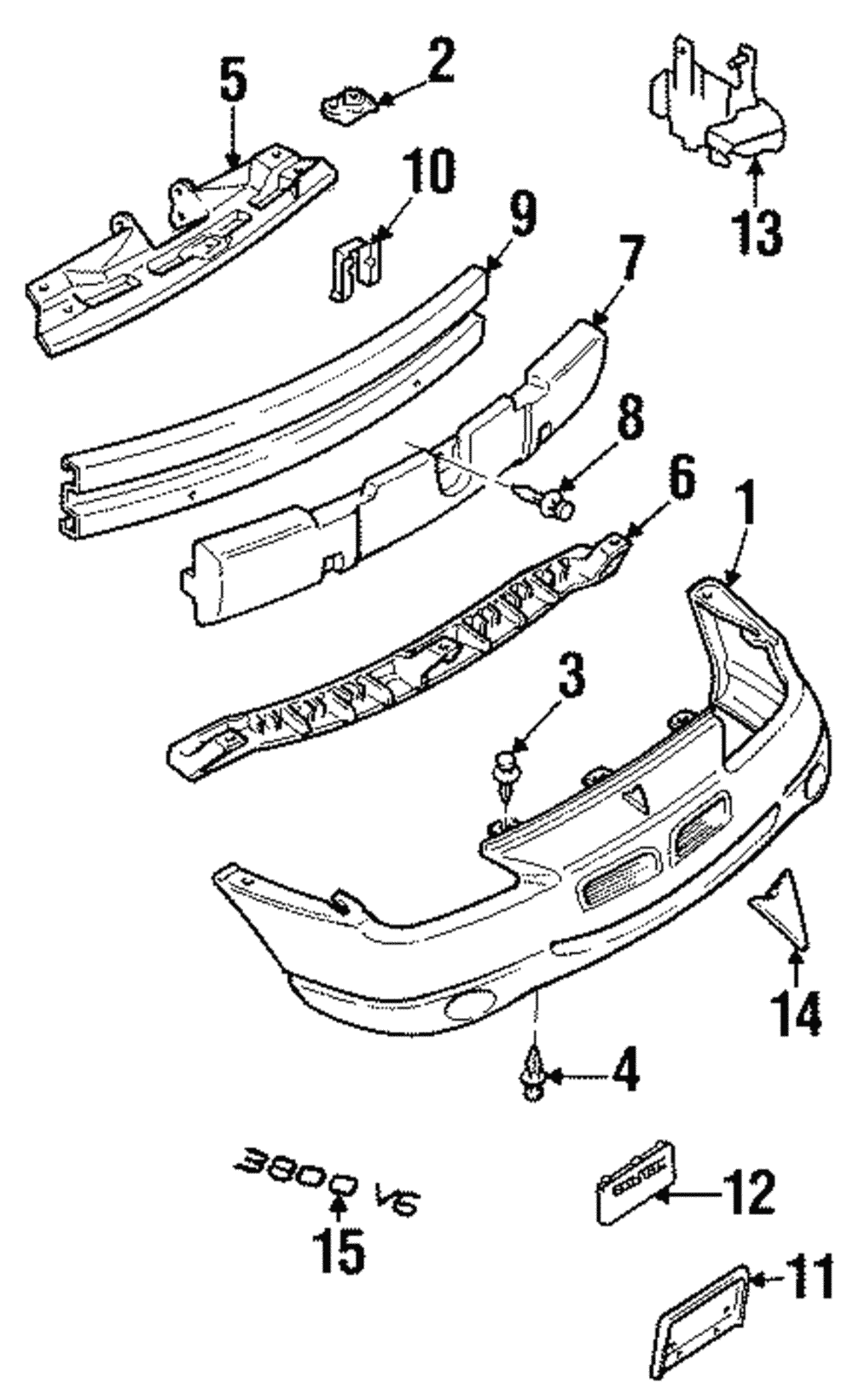 Genuine GM Deflector 23408774