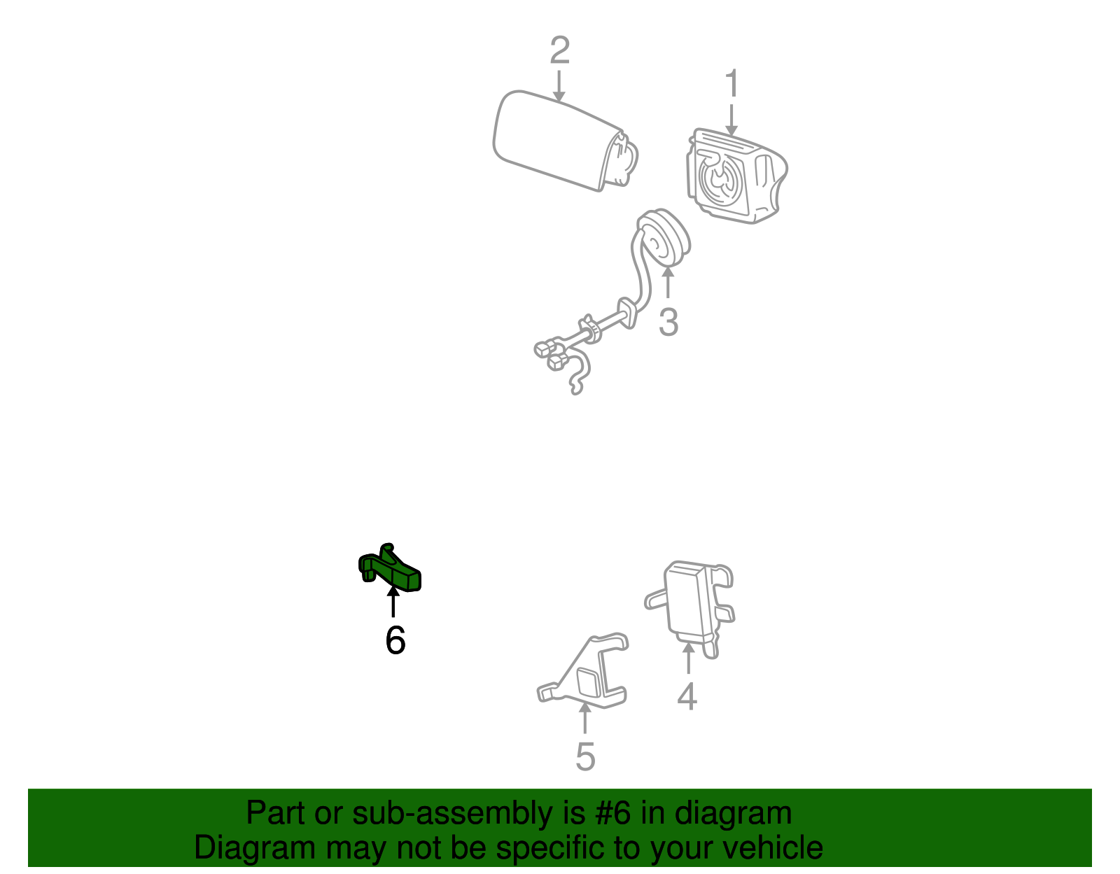 Impact Sensor - Ford (XL2Z-14B004-AA)