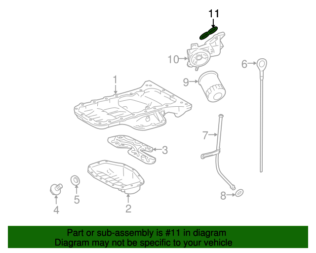 19912010 Lexus Engine Oil Filter Adapter Seal 1569250020 Lexus