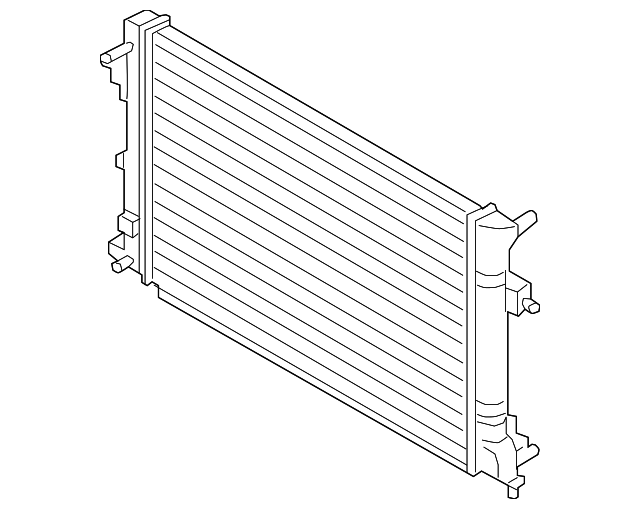 Priprilod Radiator Assembly Compatible with Hyundai Kona