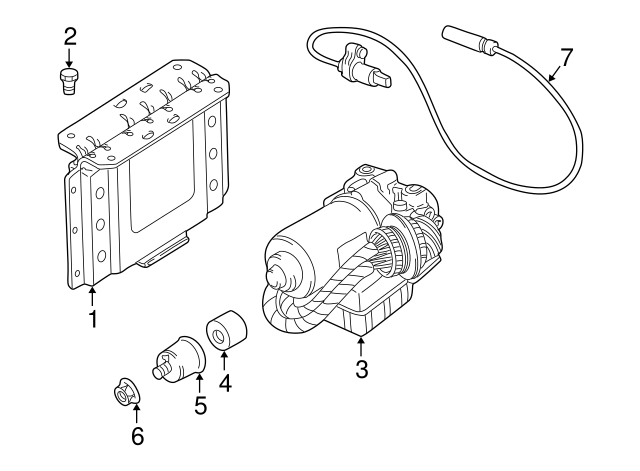 2000-2002 BMW ABS Pump Assembly 34-51-1-165-905 | OEM Parts Online