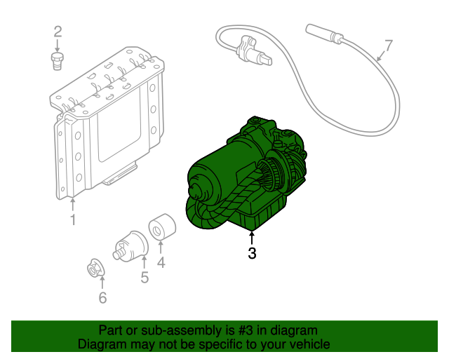 2000-2002 BMW ABS Pump Assembly 34-51-1-165-905 | OEM Parts Online