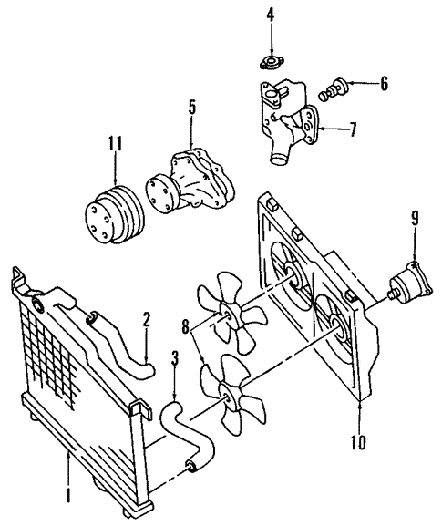Cooling System for 1993 Mazda RX-7 | OEM Parts Online