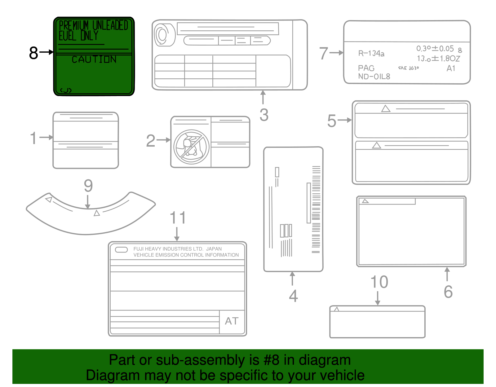 Fuel Label - Scion (SU003-00083)