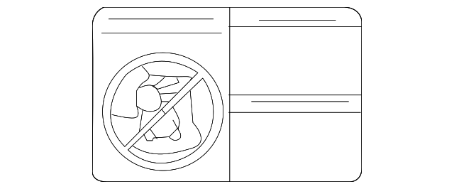 Air Bag Label - Scion (SU003-03429)