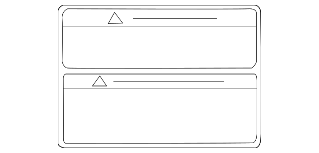 Caution Label - Scion (SU003-01054)