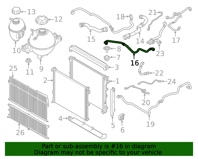 17-12-9-894-740 - Connector Hose - 2018-2019 BMW | Wholesale BMW 