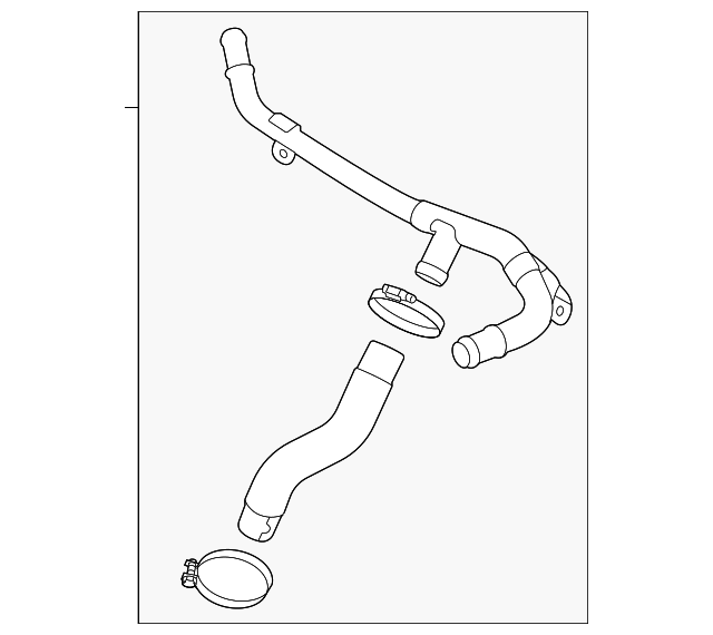 20202022 GM Thermostat Bypass Pipe 55510882