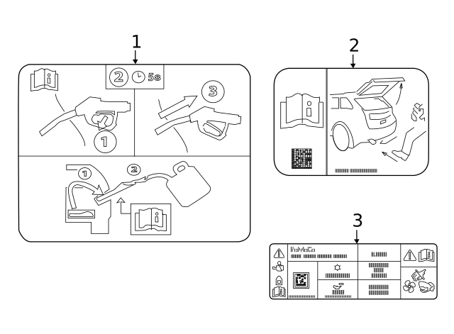 2019-2024 Ford Edge AC Label kt4z1503050a | TascaParts.com