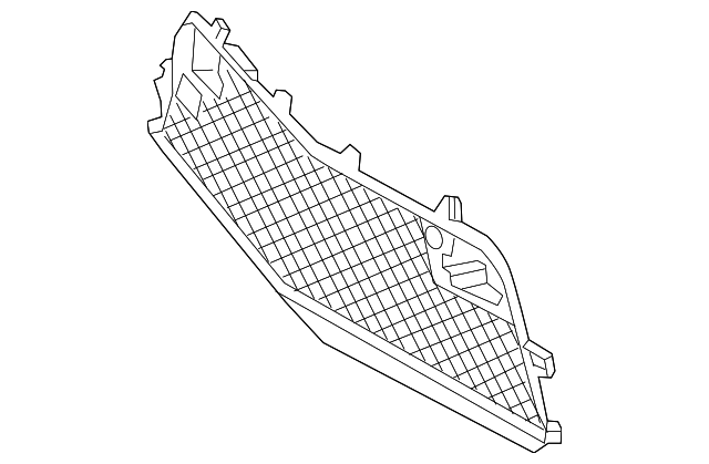 166-885-32-22 - Grille For 2012-2015 Mercedes-Benz ML 63 AMG 