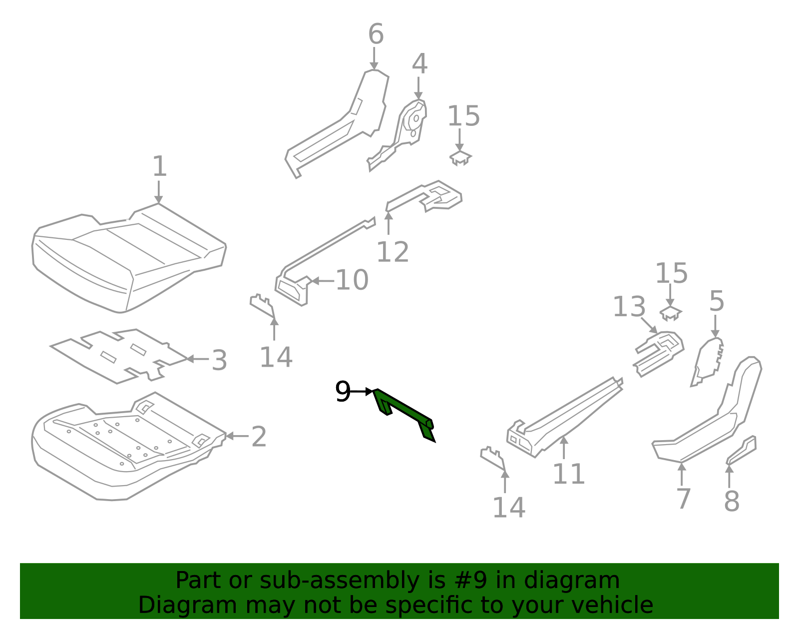 Front Trim - Ford (LB5Z-7861748-AAH)