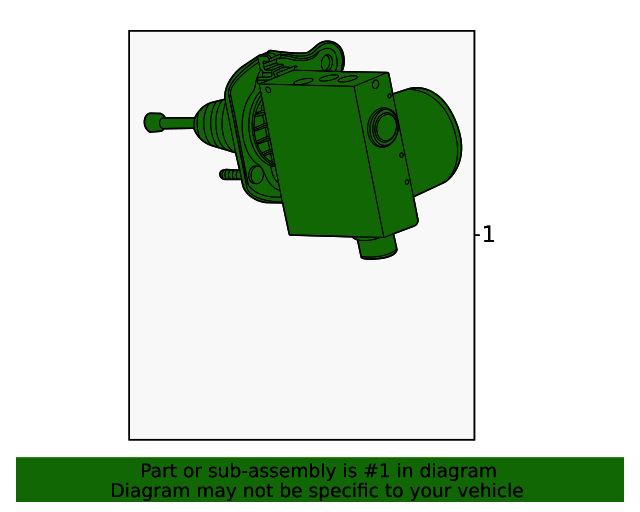 Electronic Brake Control Module 2015-2019 GM With Brake Pressure ...