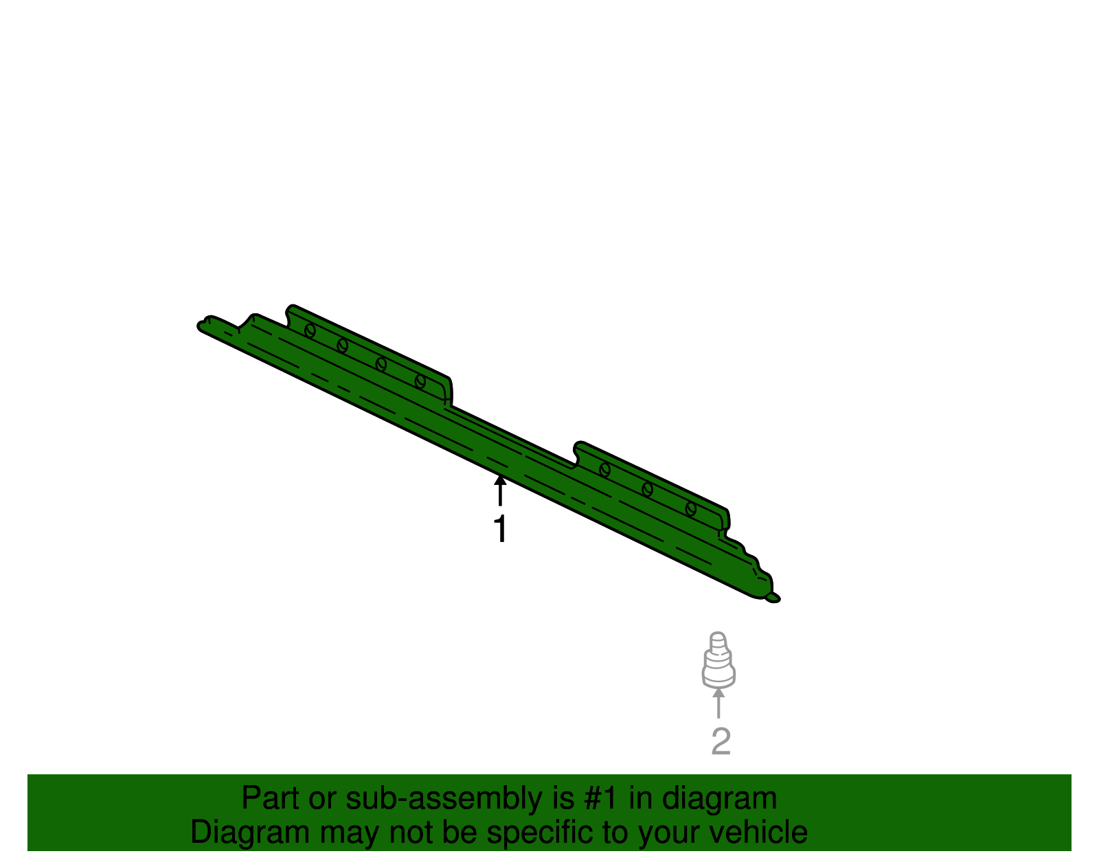 Rocker Molding - GM (25671240)
