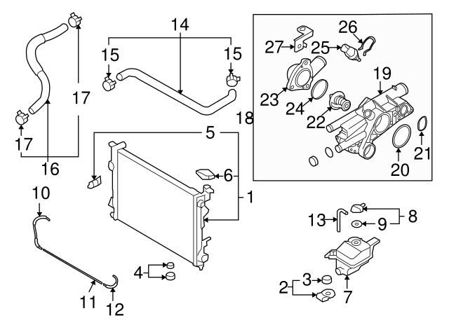 256202G600 for select HYUNDAI KIA models Genuine OEM 25620-2G600 CASE-THERMOSTAT 256202G600 for select HYUNDAI KIA models Genuine OEM 25620-2G600 CASE-THERMOSTAT