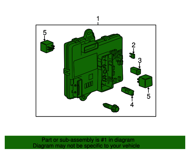 20941534 Body Control Module 20112012 Chevrolet Malibu Chevrolet