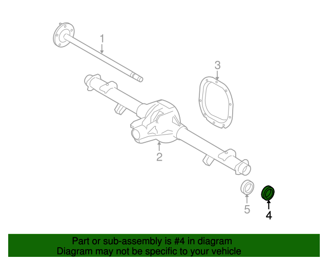 Genuine OEM Ford Part Axle Seals F7UZ1S177A Genuine OEM Ford