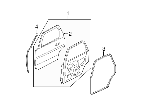 Door & Components for 2010 Ford Escape | Eastgate Ford Parts Canada