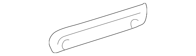 Bracket, F/Floor Compt Center - GM (12457597)
