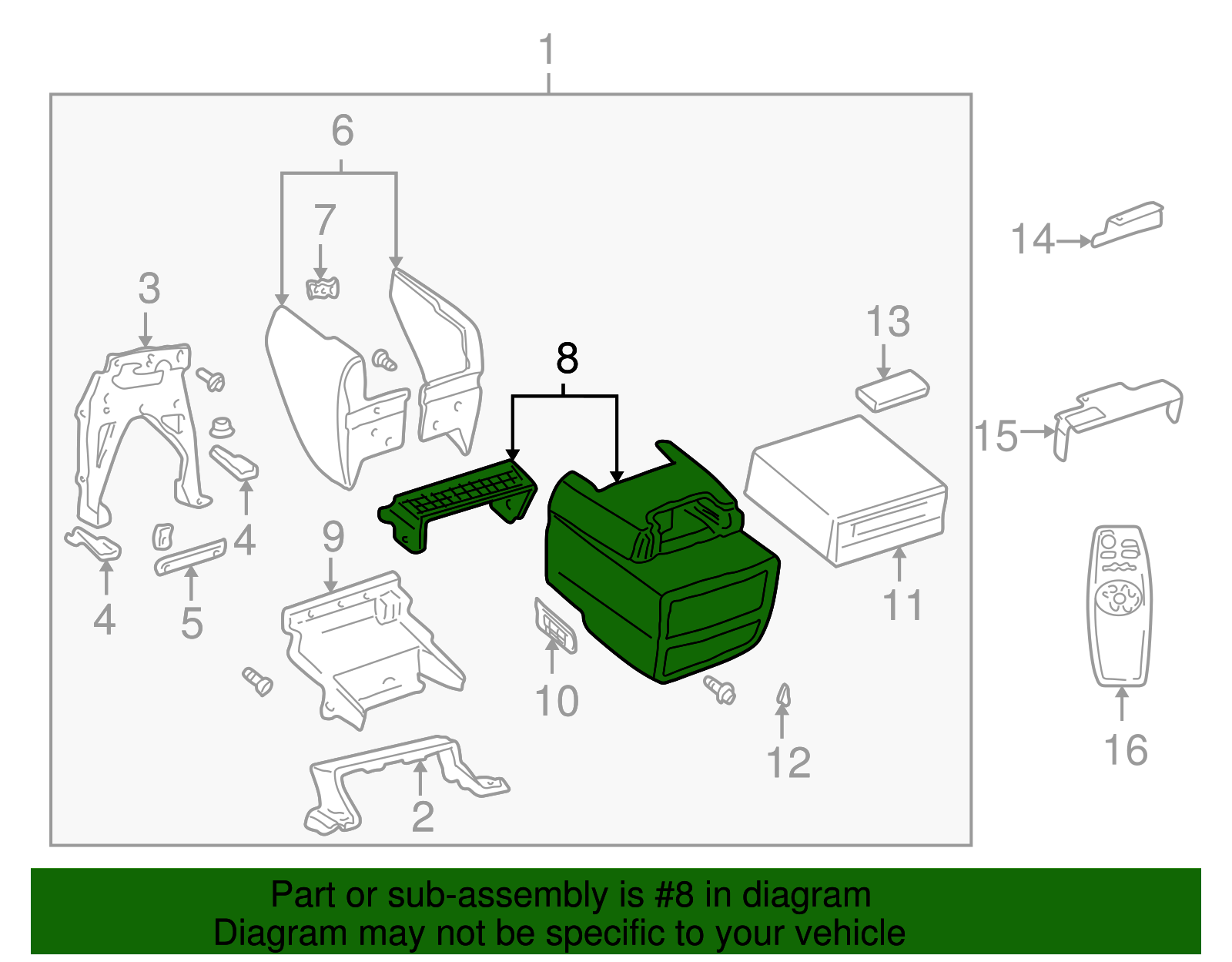 Compartment, F/Floor - GM (12457595)