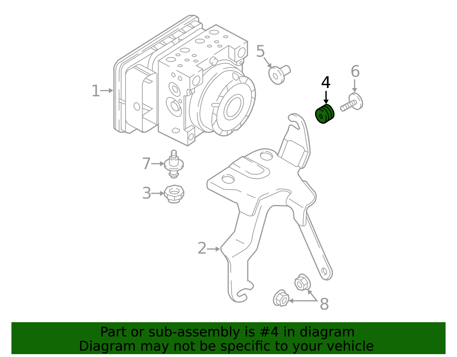 Mount Bracket Insulator - Scion (90118-WB828)
