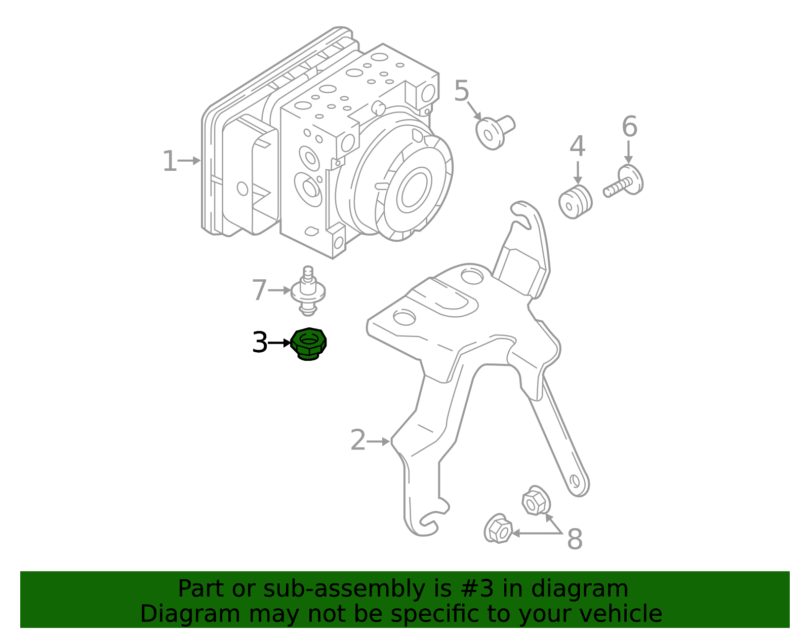 Mount Bracket Insulator - Scion (90118-WB824)