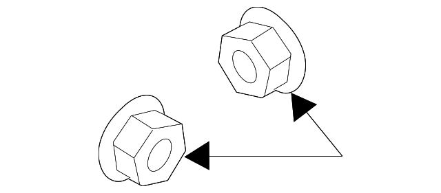 Mount Bracket Nut - Scion (90118-WB691)