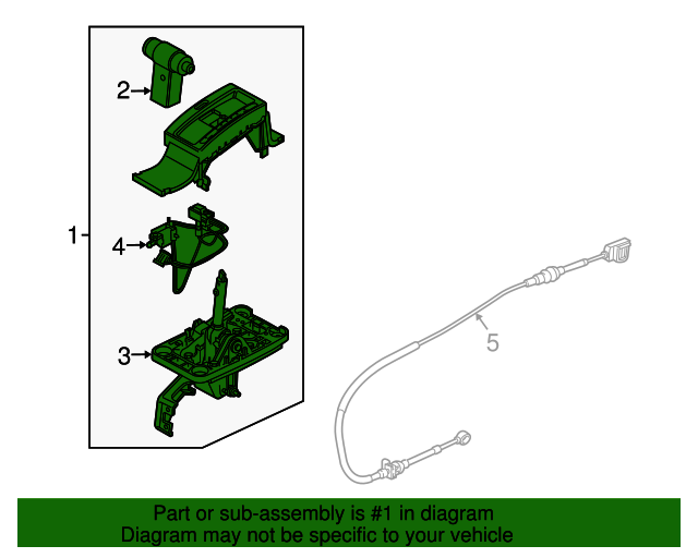 20112012 Ford Mustang OEM Gear Shift Assembly BR3Z7210AD OEM Ford
