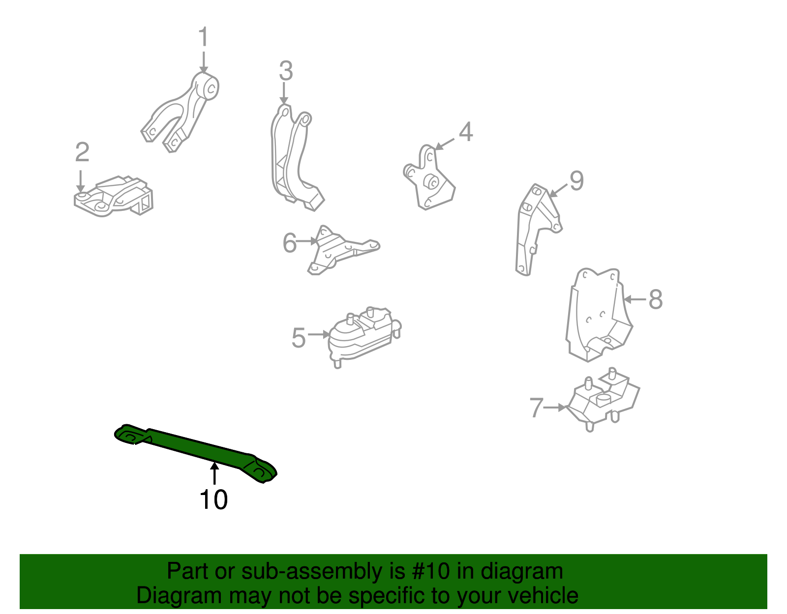 Automatic Transmission Brace - GM (12581304)