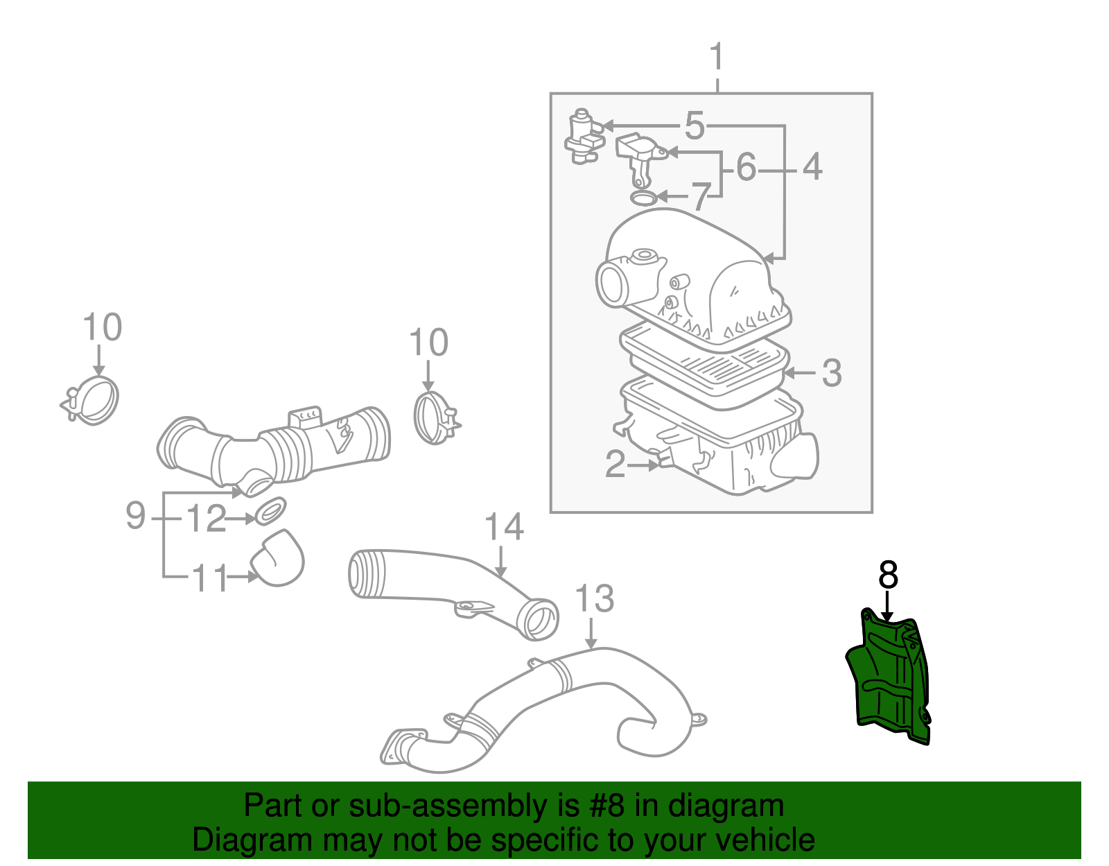 Insulator - Toyota (17853-22050)