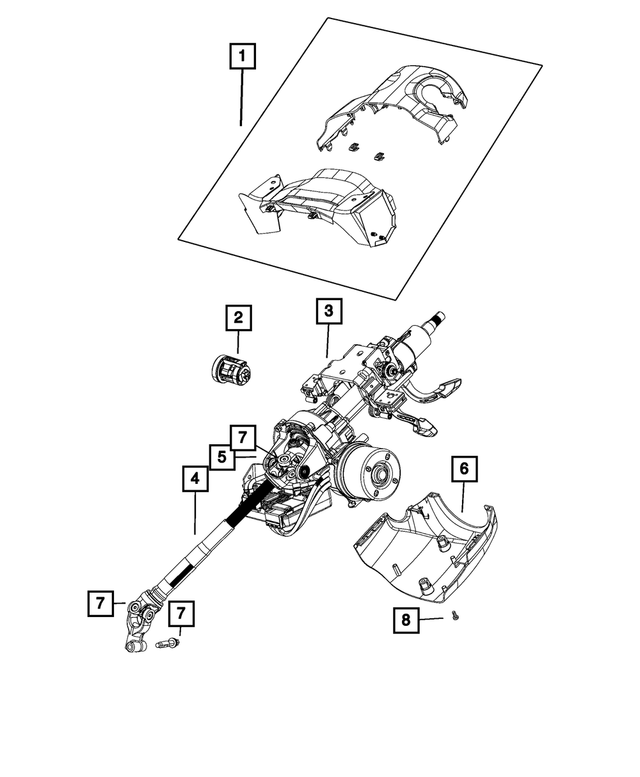 2024 Jeep Ignition Switch Module 68577144AA Mopar eStore