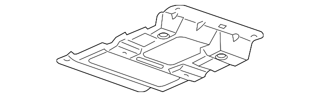 Rear Seat Entertainment System Video Display Mounting Bracket - Buick (25781972)
