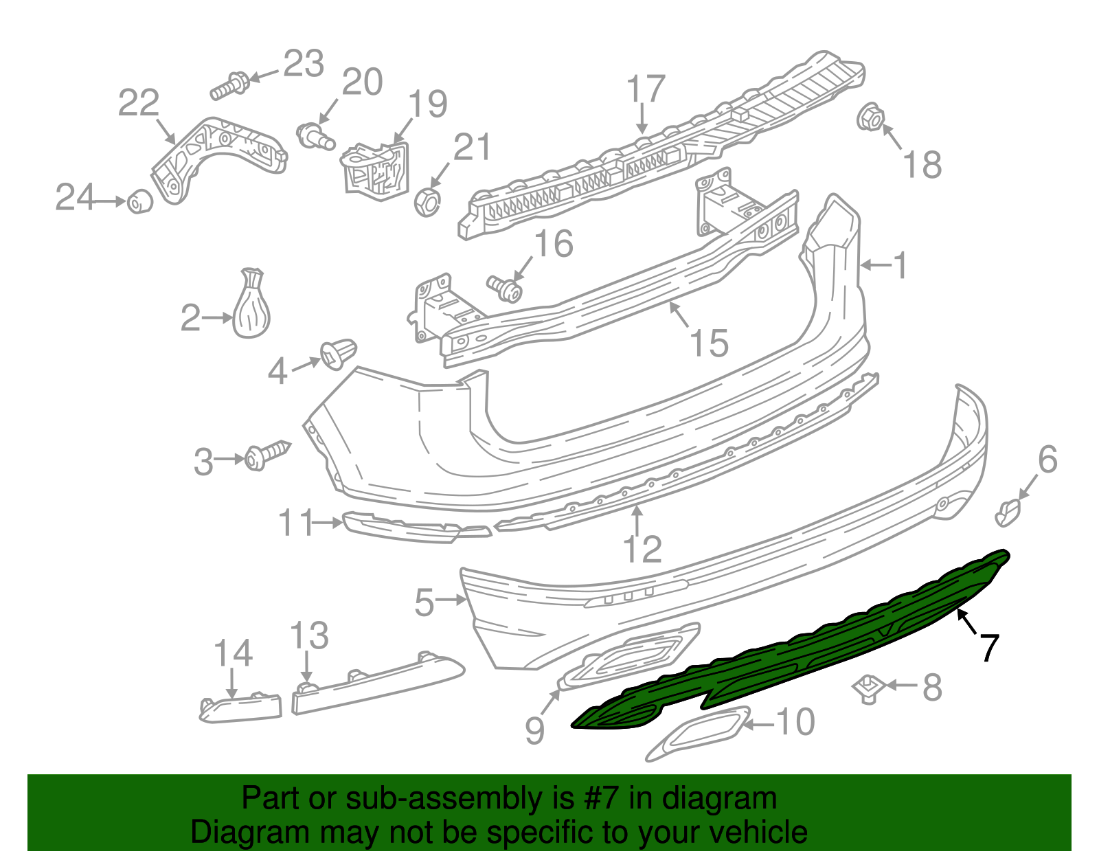 2018-2021 Volkswagen Tiguan Diffuser 5NN-807-482-B-041 | Volkswagen OEM ...