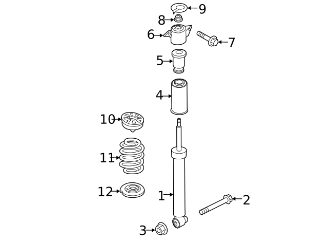2019-2022 Audi A6 Quattro Coil Spring 4K0-511-115-JH | OEM Parts 