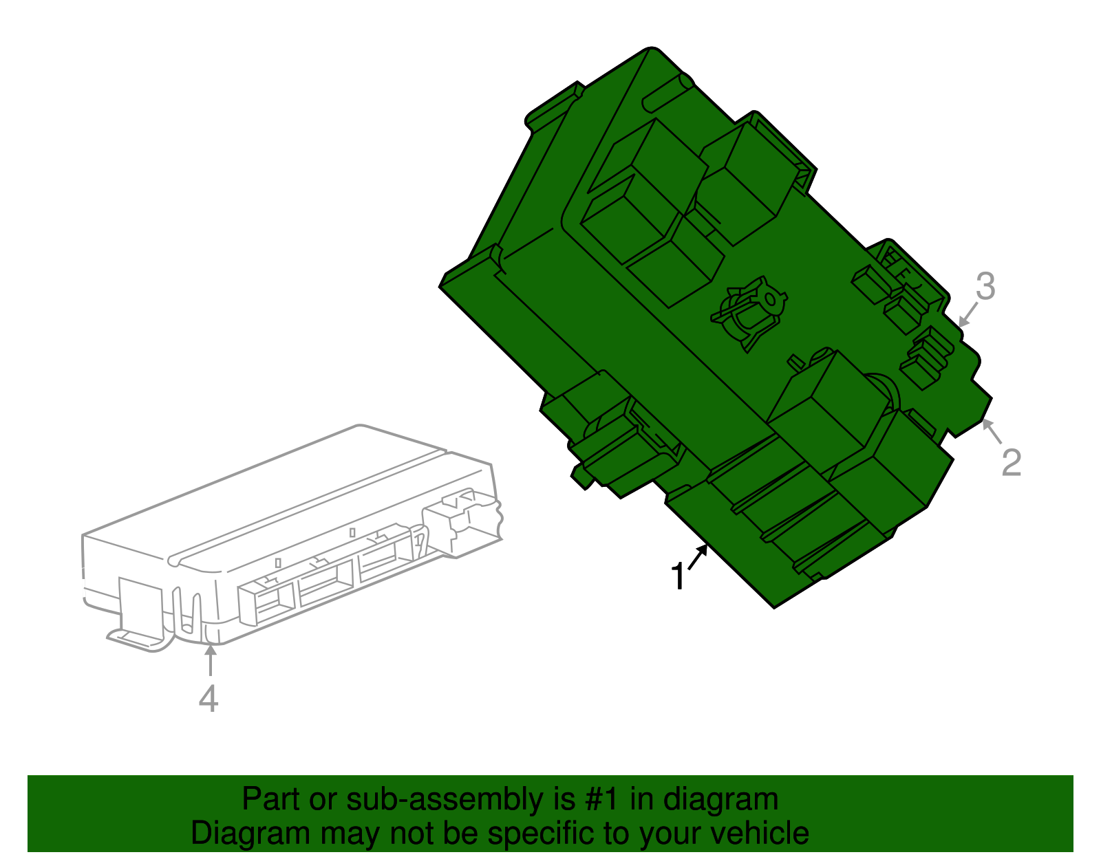 Block Assembly, I/P Wrg Harness Junc (Remanufactured) - GM (19300121)