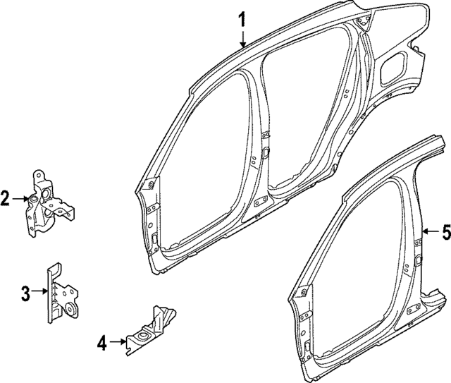 2022-2023 Volvo C40 Recharge Uniside Assembly 32394082 | TascaParts.com