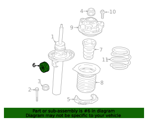 BMW 2019-2025 BMW Vibration Damper 31-10-6-891-829 | BMW AutoNation Parts