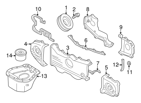 Engine Parts for 1998 Subaru Forester #0