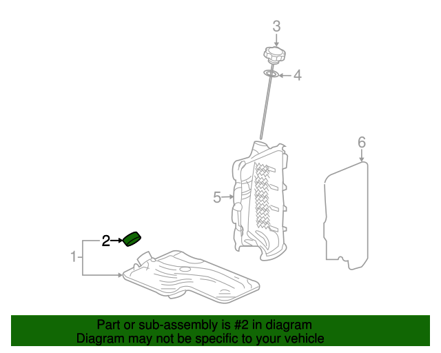 20132017 GM Automatic Transmission Fluid Filter Seal 24238679 Auto Parts Express
