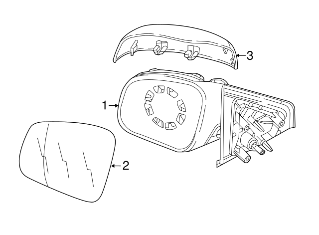Genuine OEM Mirror Cover | 45381159009999 | Fits Select 2016-2019  