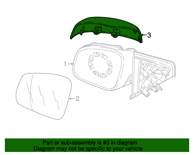 Genuine OEM Mirror Cover | 45381159009999 | Fits Select 2016-2019 
