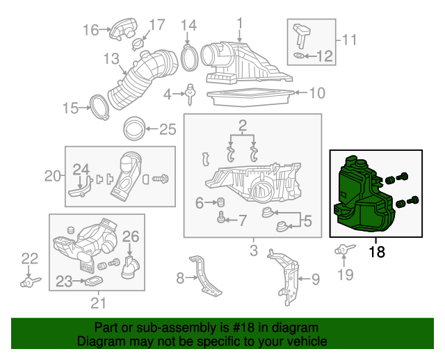 2012 Honda CRV Resonator 17230R5AA10 XportAuto