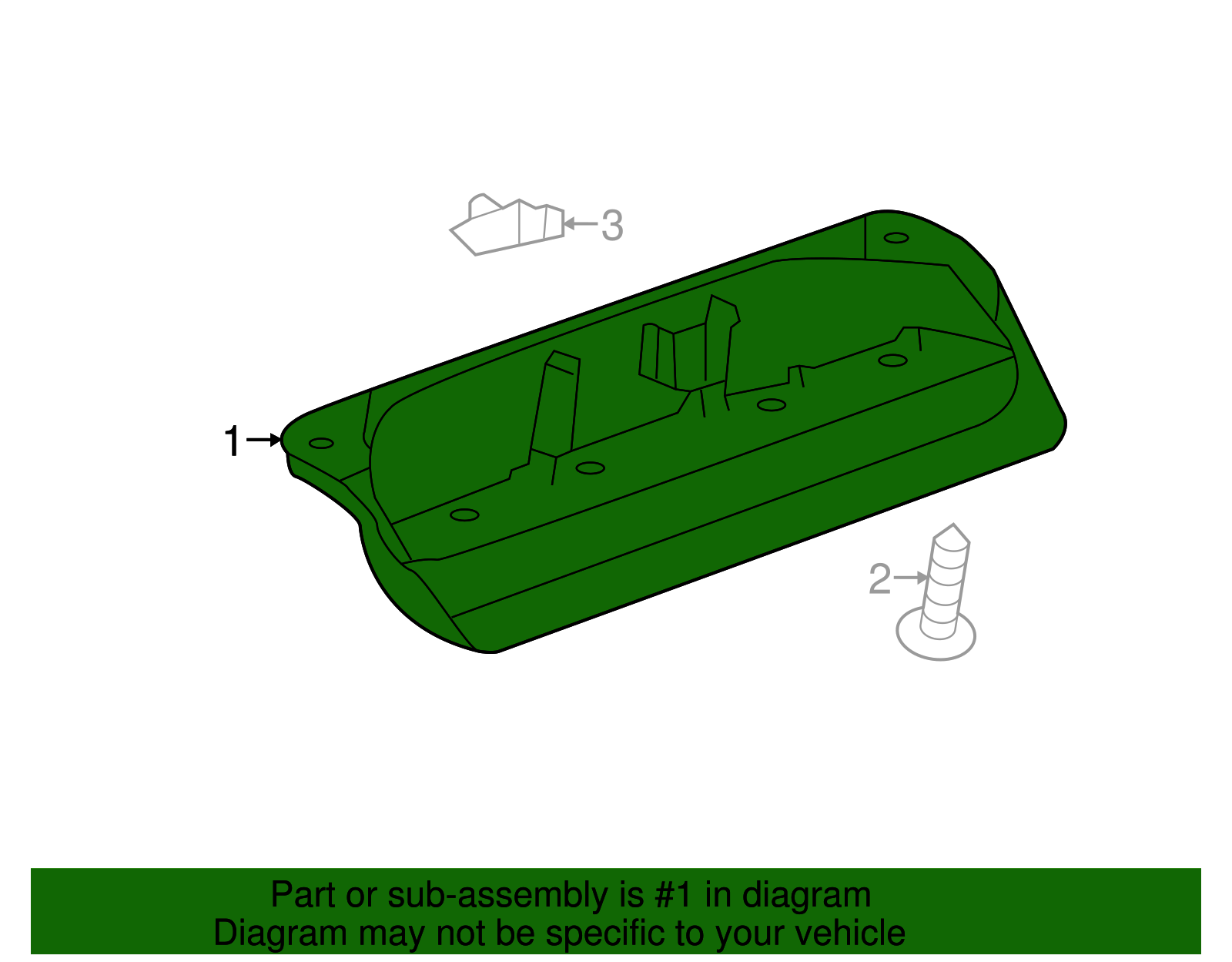 High Mount Stop Lamp - GM (96830999)