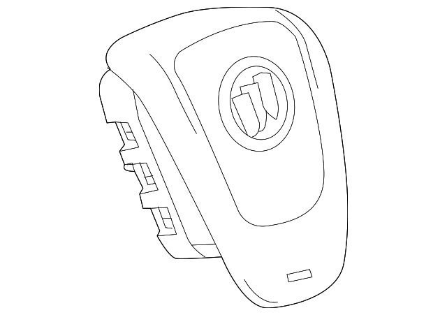 Dark Cocoa Ash Steering Wheel Airbag - GM (95328149)