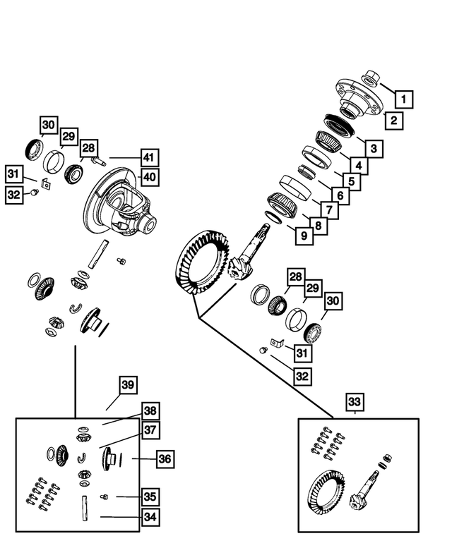 20012012 Mopar 0012 Dodge Jeep All W/Chrysler 8.25 Rear Axle