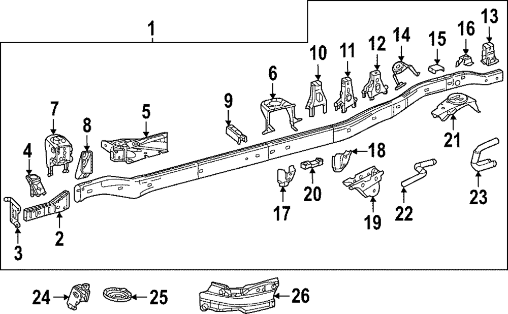 Mount Bracket - Toyota (51075-0C010)