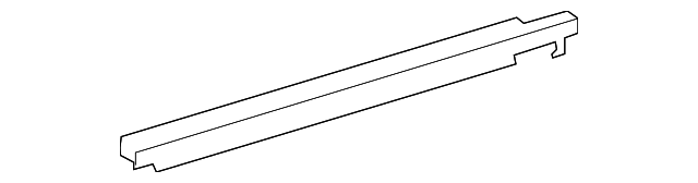 Genuine OEM Toyota 4Runner Front Passenger Door Belt Molding – Black 75711-35011 (2010-2023)