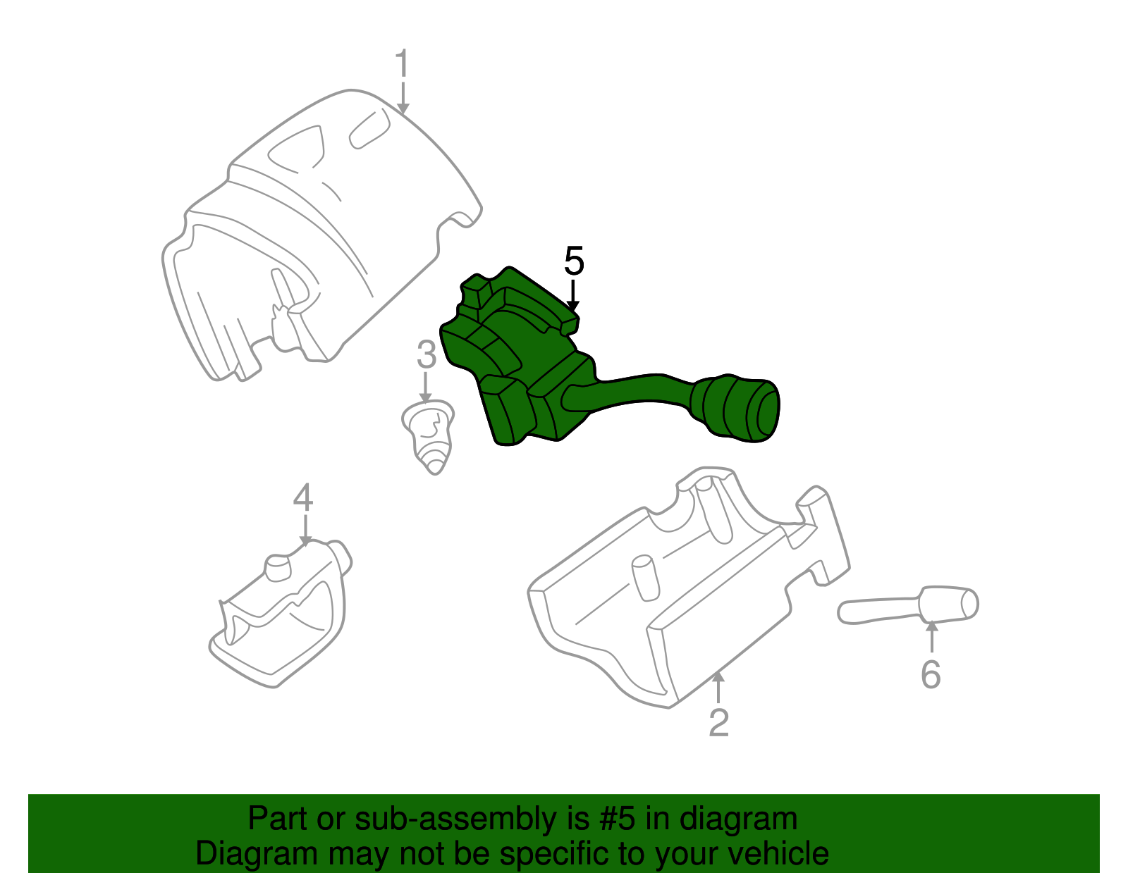 Combo Switch - Ford (YL1Z-13K359-AAA)